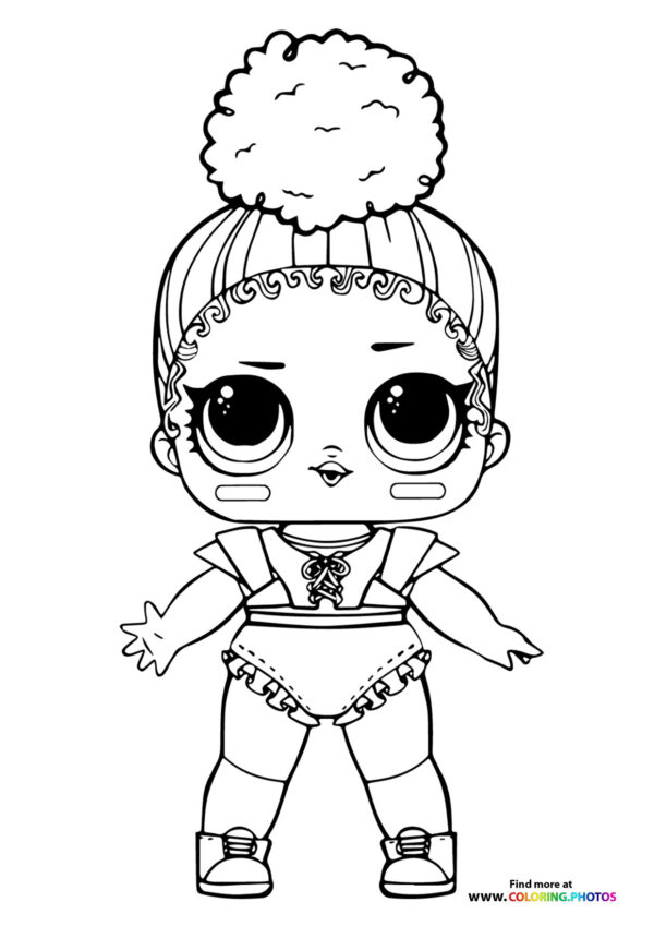 LOL Surprise Doll with Fluffy Hair