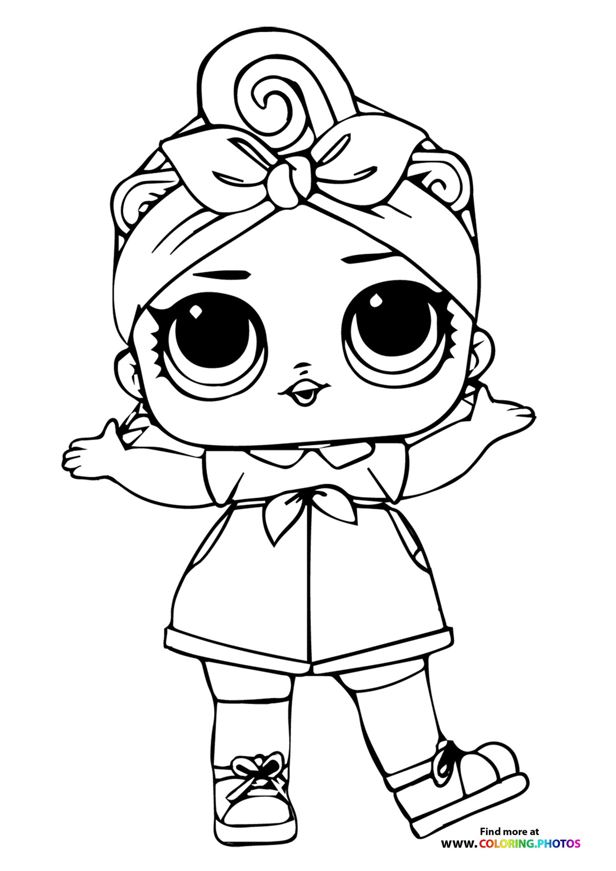 LOL Surprise Doll with Spiral Bow