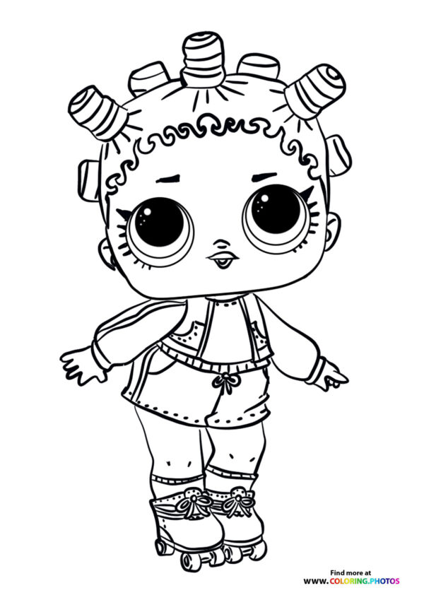 LOL Surprise Doll on Roller Skates