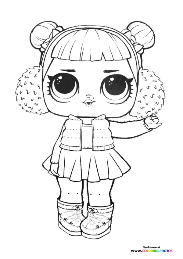 LOL Surprise Doll with Bun Hair