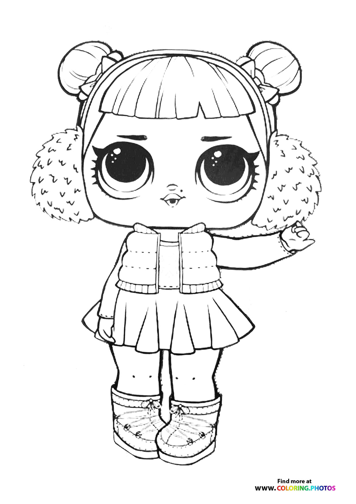 LOL Surprise Doll with Bun Hair