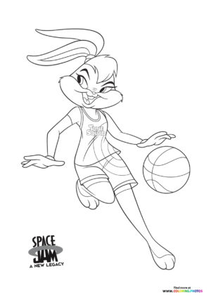 Lola Bunny Playing Basketball