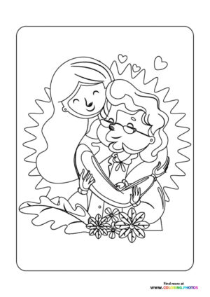 Mother and Child Embrace