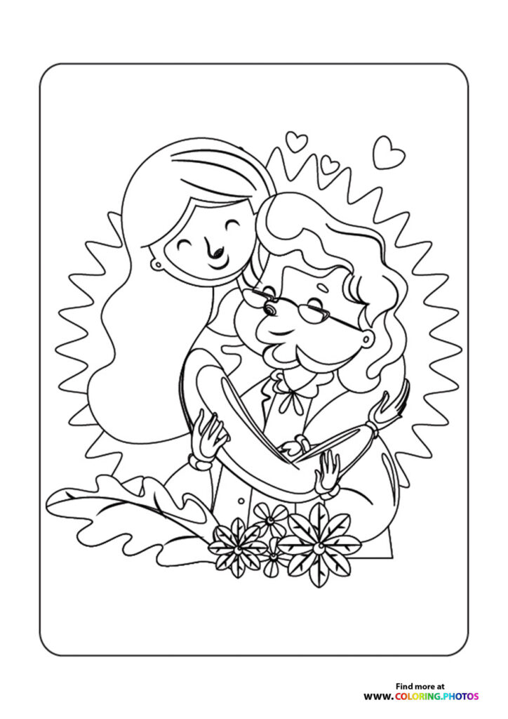 Mother and Child Embrace