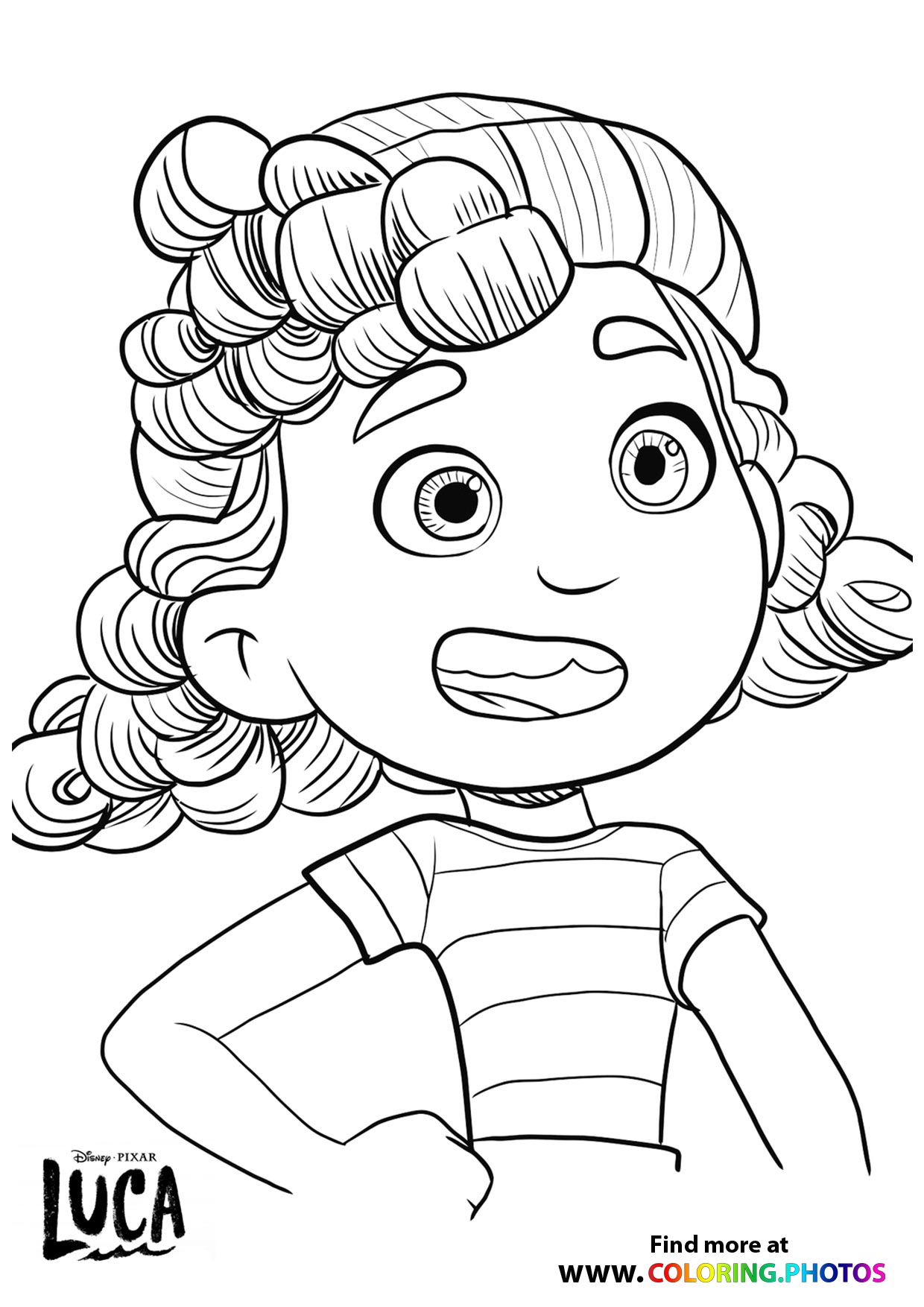 Luca Giulia coloring page