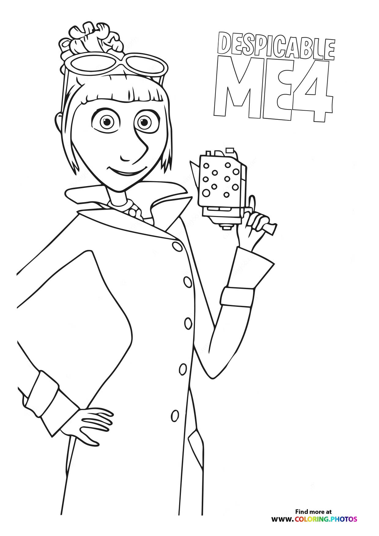 Lucy Wilde in Spy Outfit