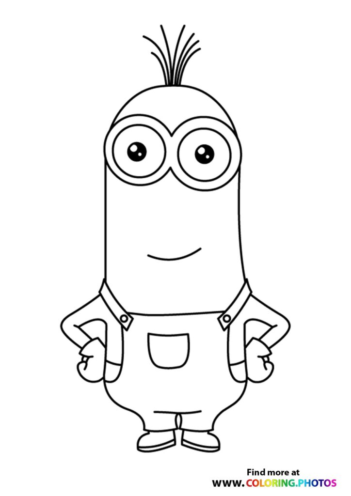 Minions Bob Coloring Page