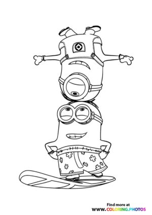 Minions Stacked Tower