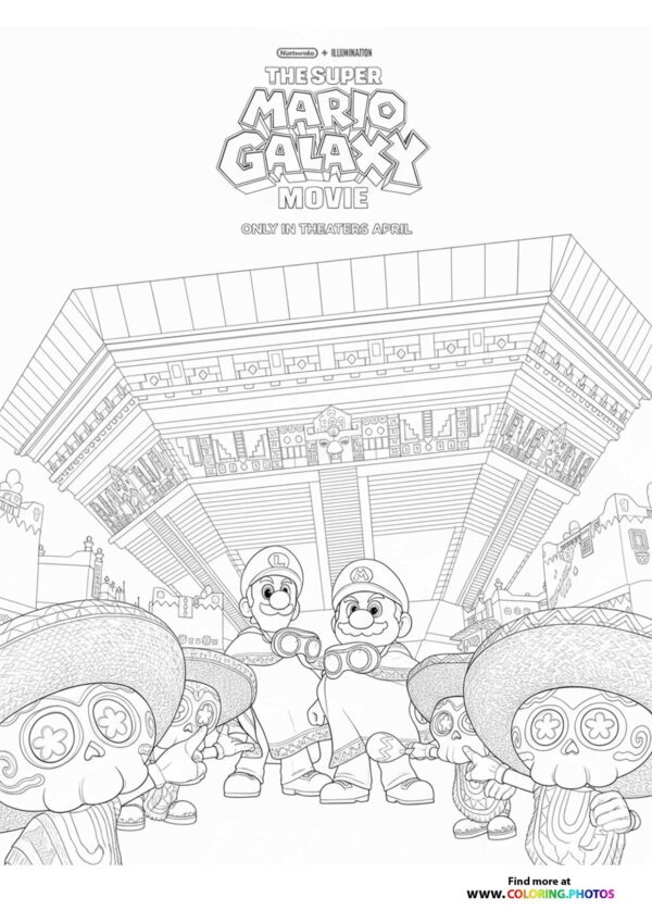 Mario, Luigi and the Lumas at the Space Station