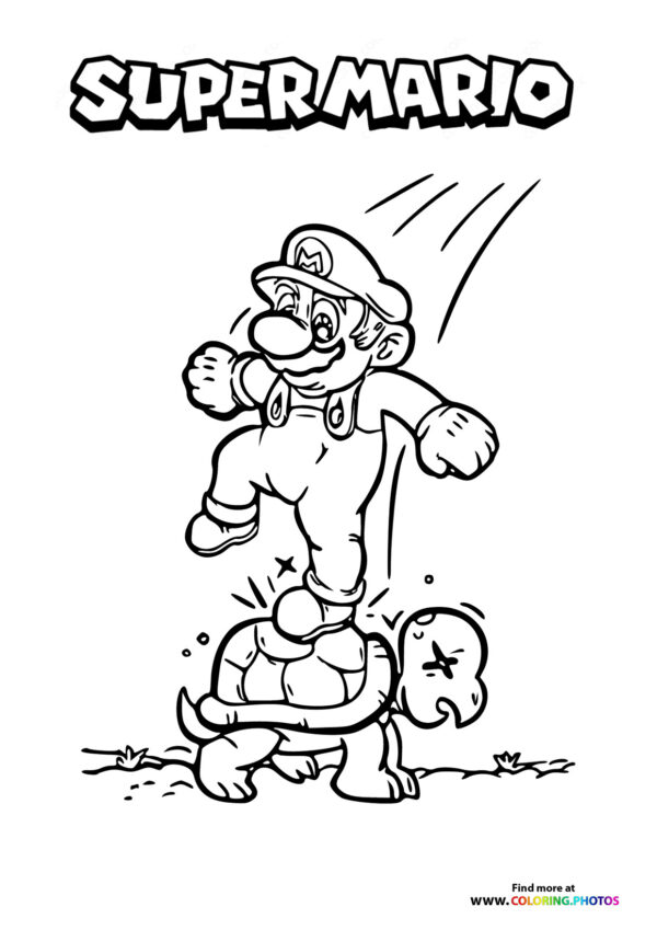 Mario Riding Koopa Troopa