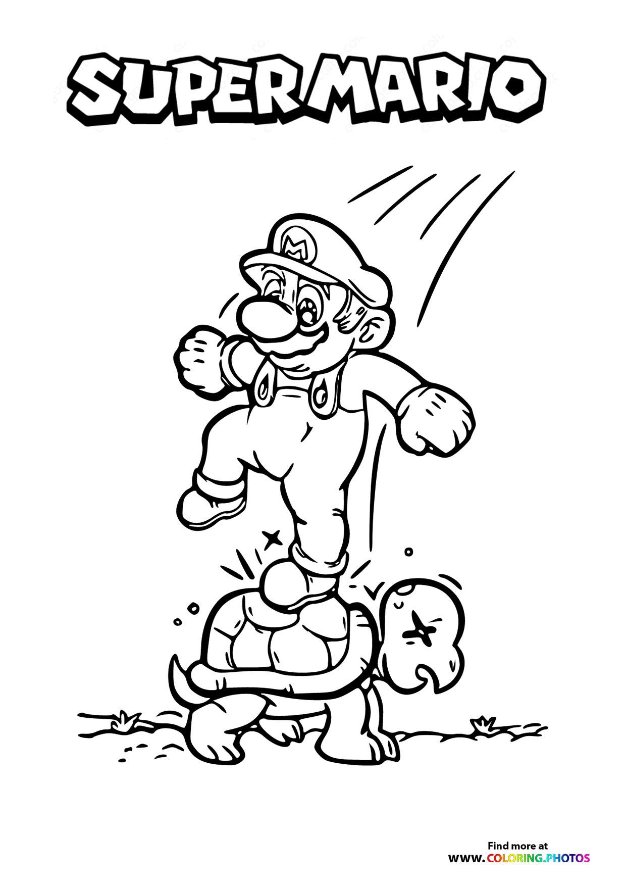 Mario Riding Koopa Troopa
