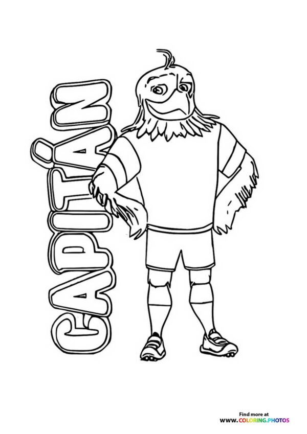 Mascot Capitan Conmebol Copa America USA 2024
