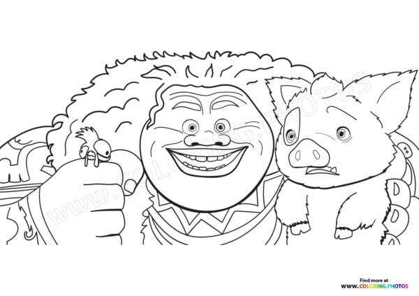 Tamatoa, Heihei & Takatak