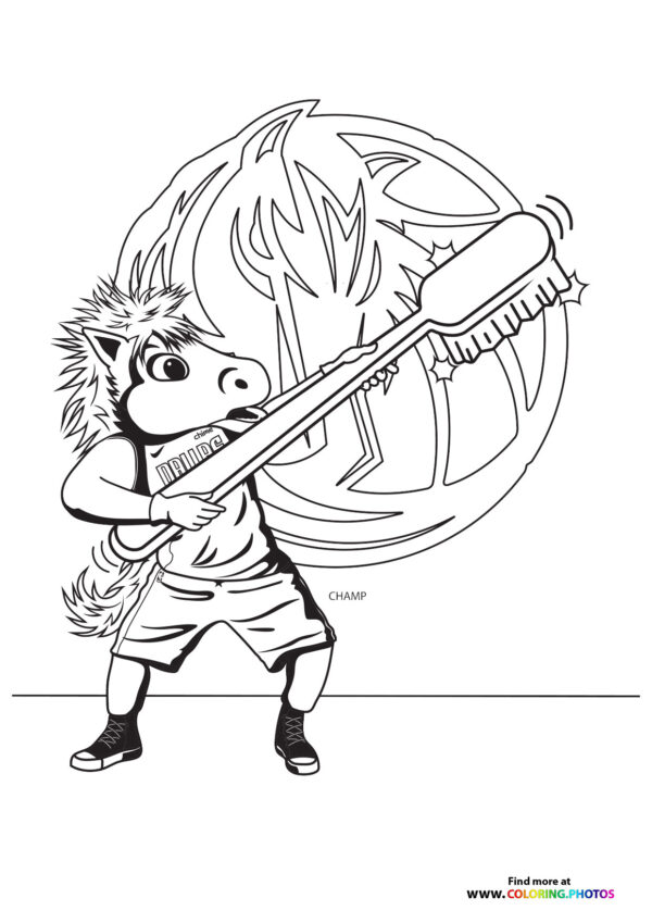 Mavs mascot