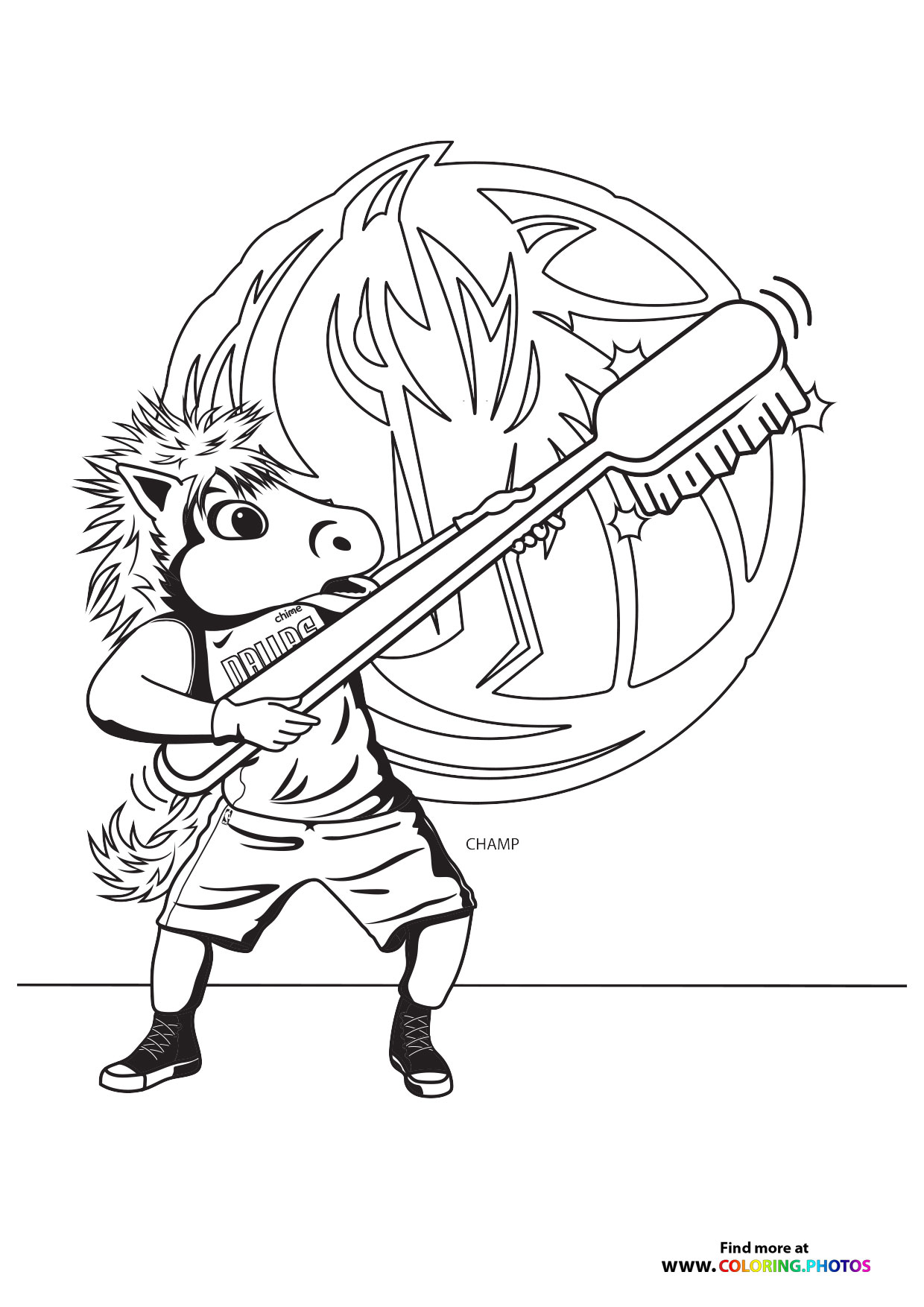 Mavs mascot
