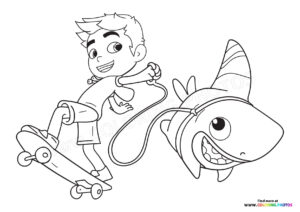 Max with Sharkdog