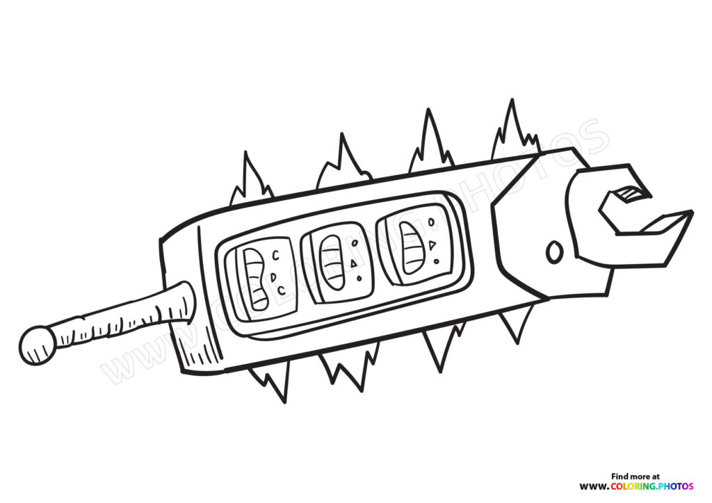 Maya and the Three sword coloring page