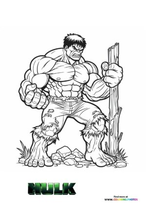 Hulk Smashing a Tree