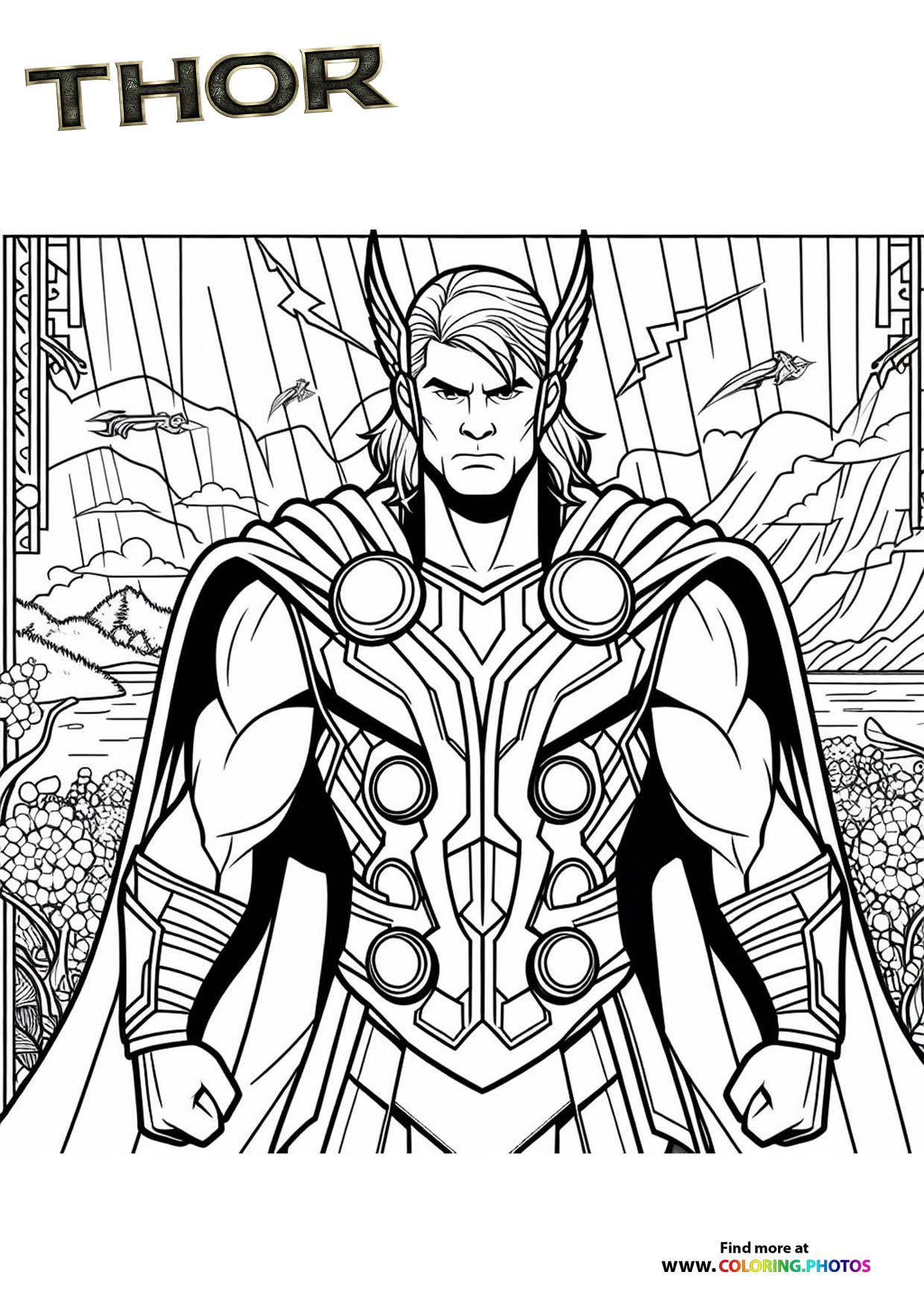 Thor in Asgardian Armor