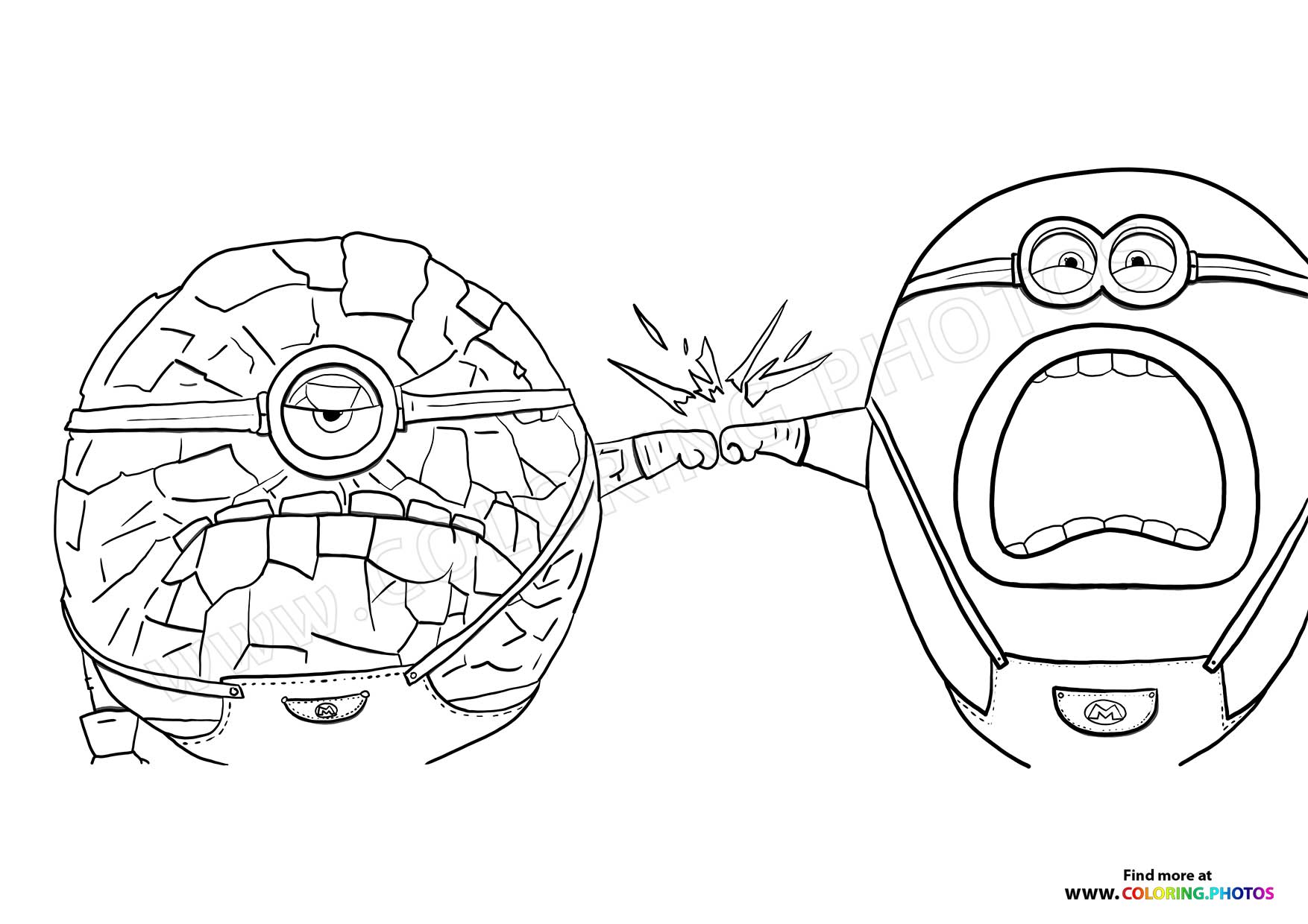 Minions Fighting