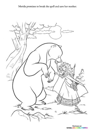 Merida and the Enchanted Bear