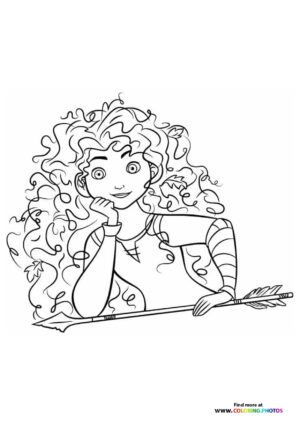 Merida portrait Disney princess