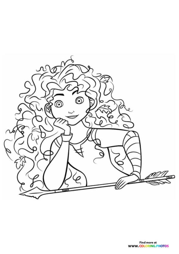 Merida portrait Disney princess