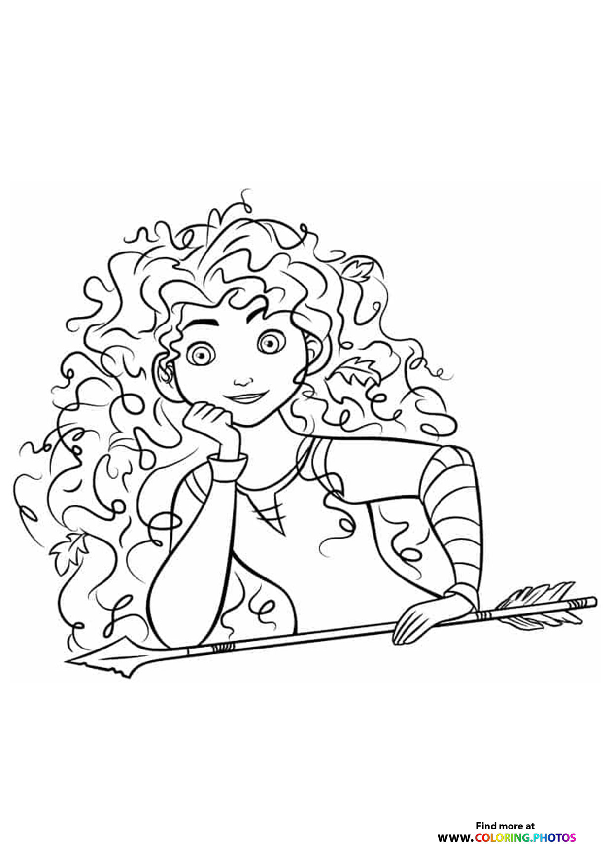 Merida portrait Disney princess