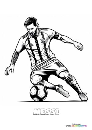 Messi in actionl