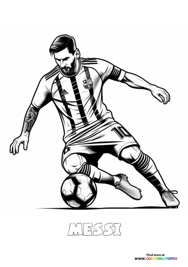 Messi in actionl