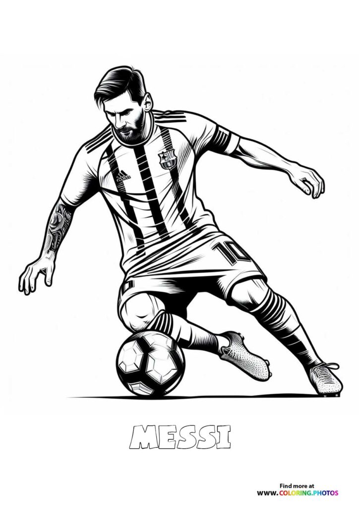 Messi in actionl