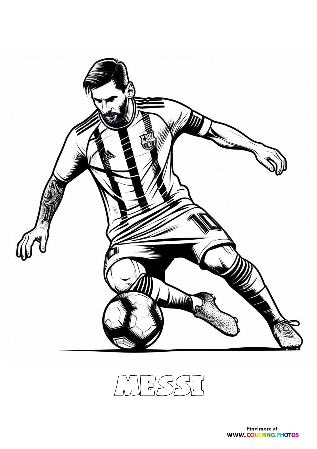 Messi in actionl