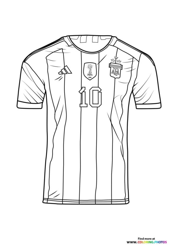 Messi shirt Conmebol Copa America USA 2024