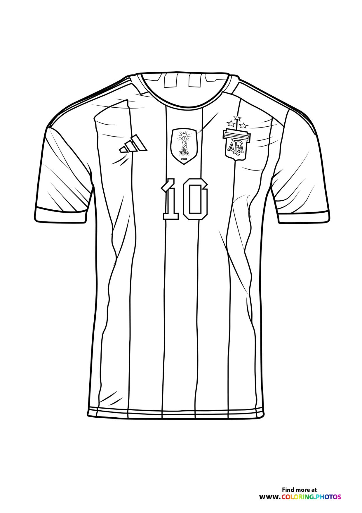 Messi shirt Conmebol Copa America USA 2024