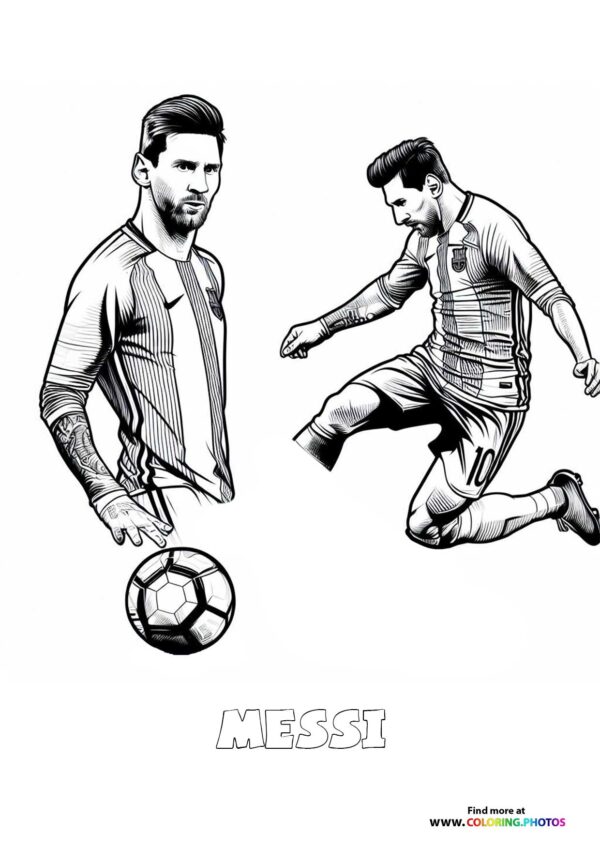 Messi with a ball