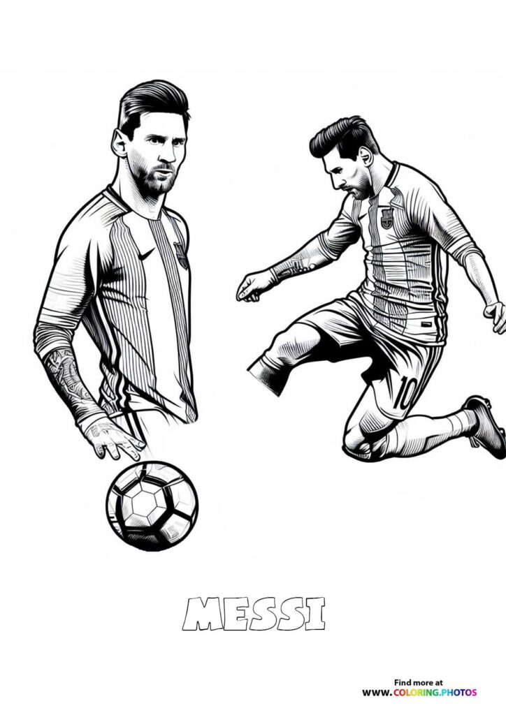 Messi with a ball