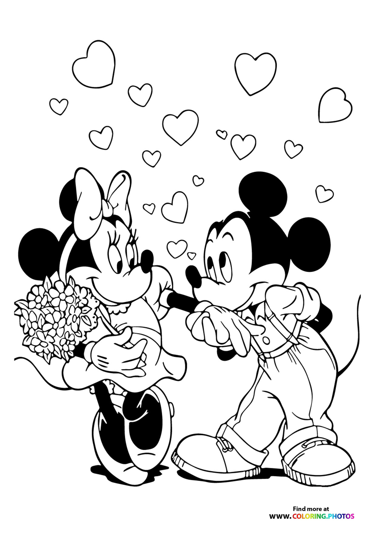 Valentines chartoon characters