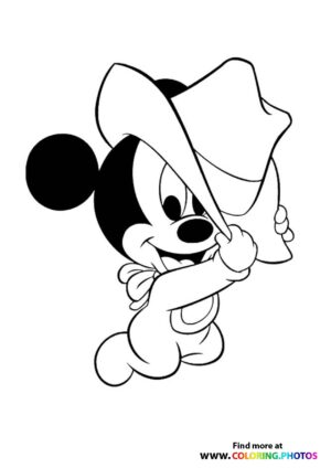 Mickey Mouse baby cowboy