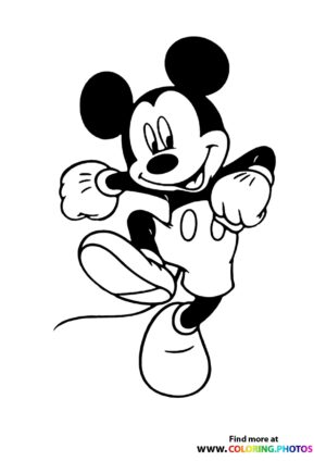Mickey Mouse dancing