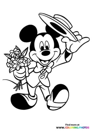 Mickey Mouse flowers
