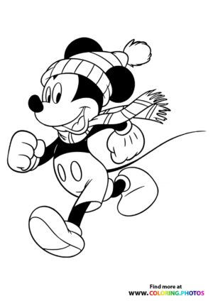 Mickey Mouse with hat