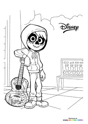 Miguel with His Guitar