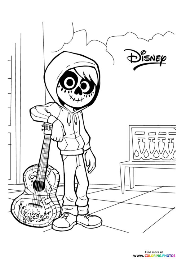 Miguel with His Guitar