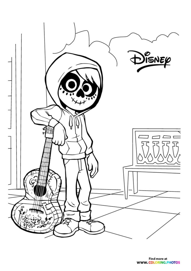 Miguel with His Guitar