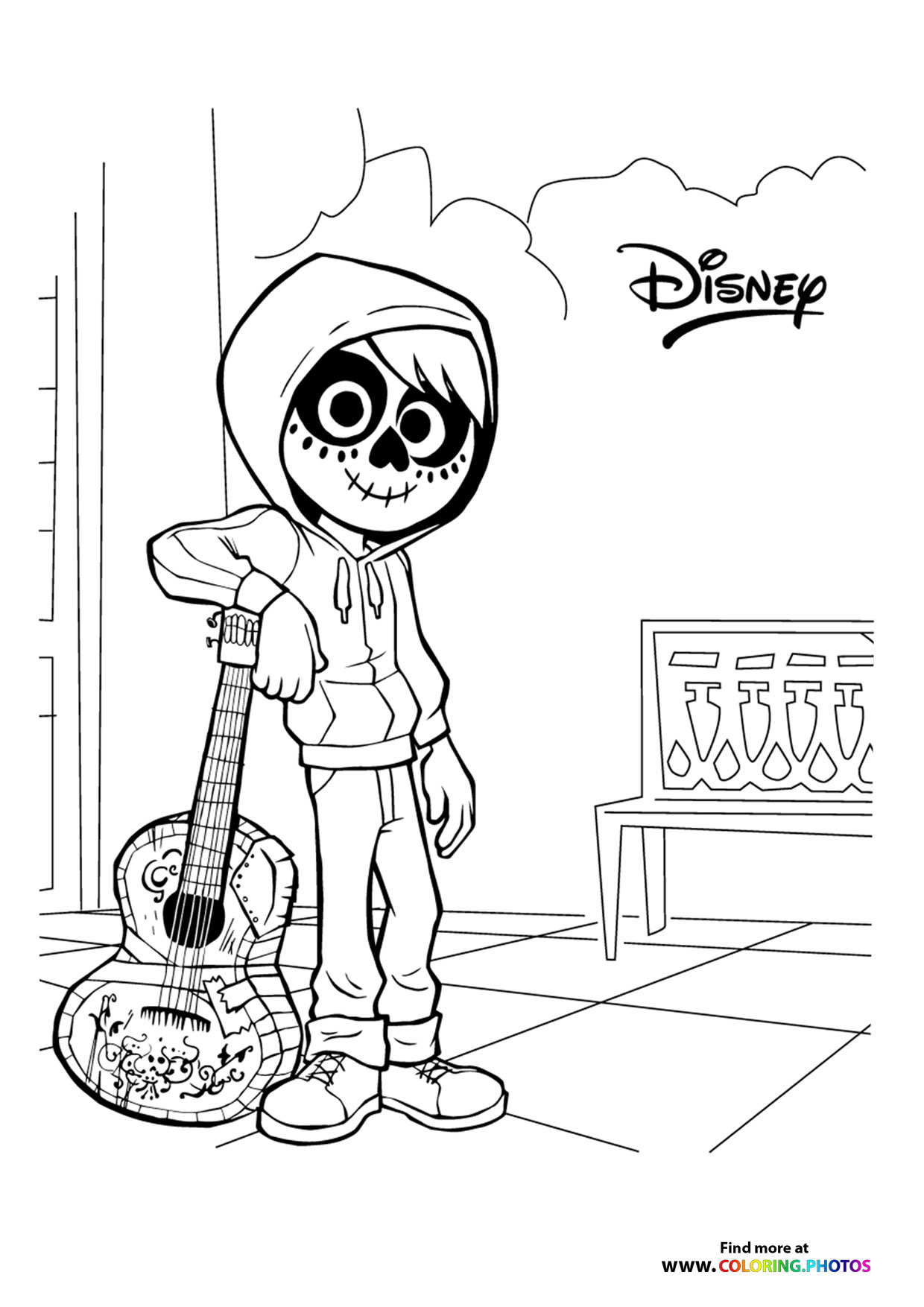 Miguel with His Guitar