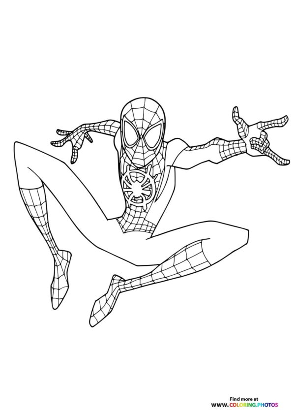 Miles Morales jumping