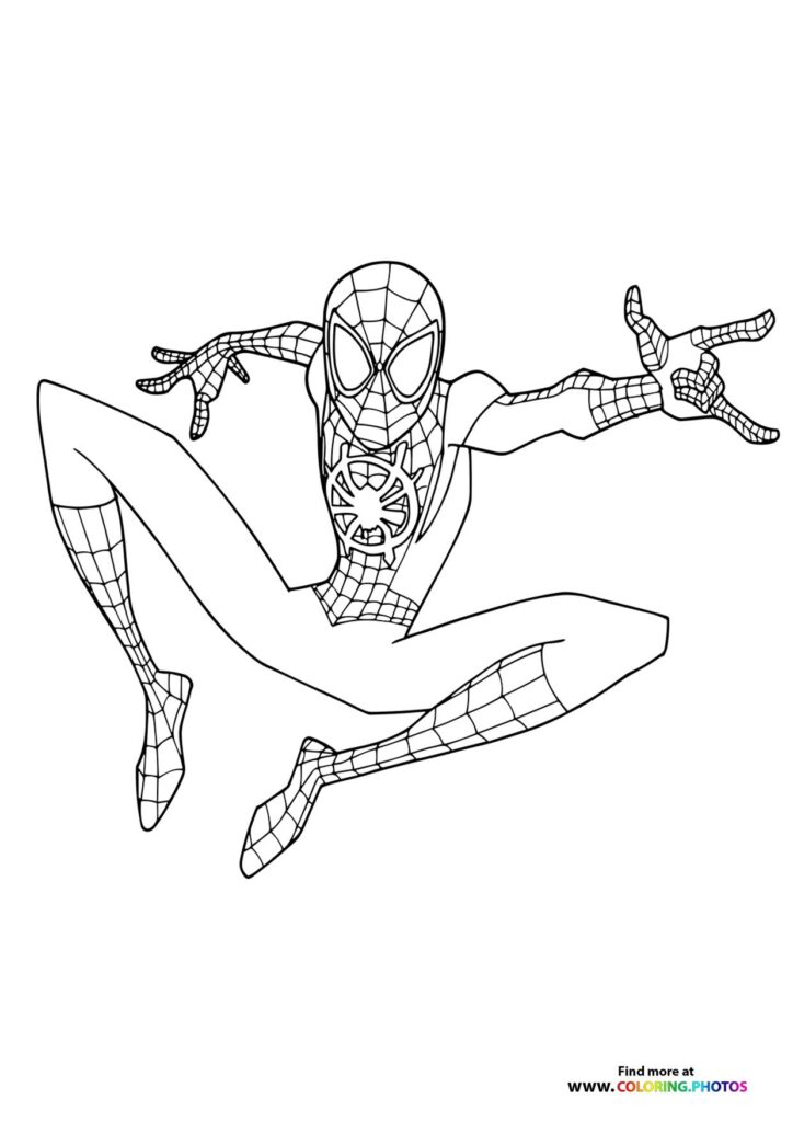 Miles Morales jumping