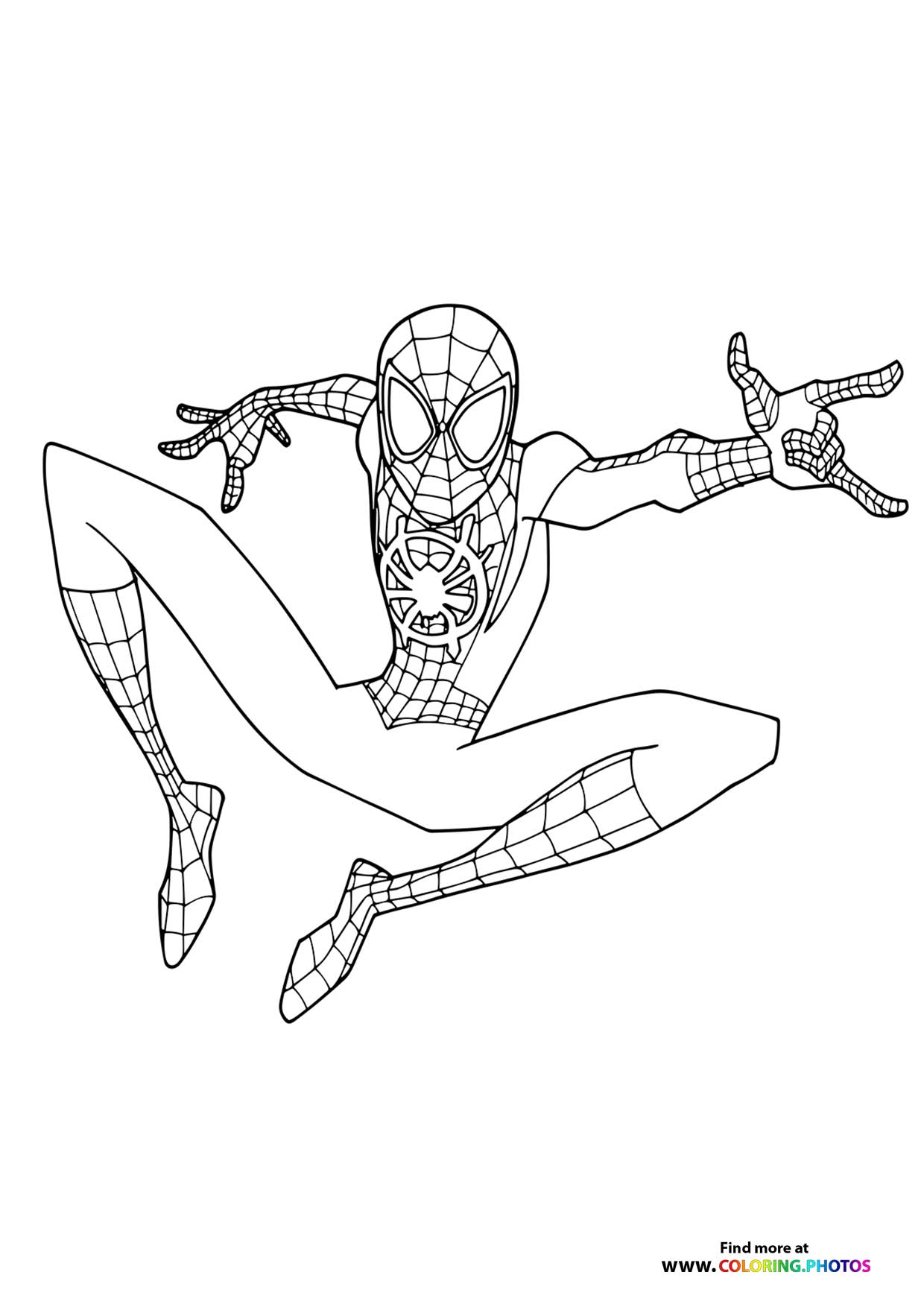 Miles Morales jumping