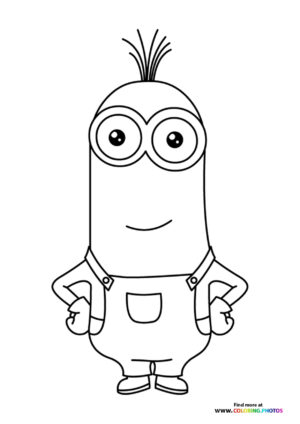 Kevin Minion with Spiky Hair