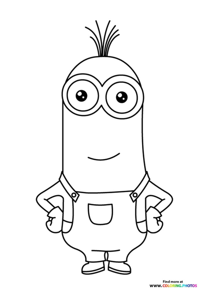 Kevin Minion with Spiky Hair